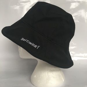Sei Carina Y Fisherman Hat Wide Brim Designer Black